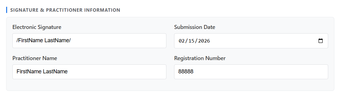 Signer Details
